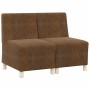Unidad de Sofá Modular sin Brazos 2 pcs Marrón 55 x 74 x 82 cm en Sofás | Comprar online en Foru.es