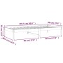 Sofá cama madera maciza de pino blanco 90x200 cm de vidaXL, Camas y somieres - Ref: Foro24-820413, Precio: 76,94 €, Descuento: %