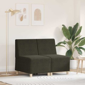 Unidad de Sofá Modular sin Brazos 2 pcs Verde 55 x 74 x 82 cm en Sofás | Comprar online en Foru.es