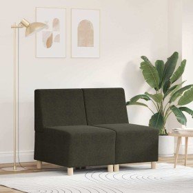 Unidad de Sofá Modular sin Brazos 2 pcs Verde 55 x 74 x 82 cm en Sofás | Comprar online en Foru.es