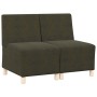 Unidad de Sofá Modular sin Brazos 2 pcs Verde 55 x 74 x 82 cm en Sofás | Comprar online en Foru.es