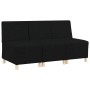 Unidad de Sofá Modular sin Brazos 3 pcs Negro 55 x 74 x 82 cm en Sofás | Comprar online en Foru.es