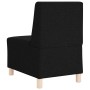 Unidad de Sofá Modular sin Brazos 3 pcs Negro 55 x 74 x 82 cm en Sofás | Comprar online en Foru.es
