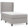 Cama box spring con colchón tela gris claro 90x200 cm de vidaXL, Camas y somieres - Ref: Foro24-3127773, Precio: 360,11 €, De...