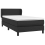 Cama box spring con colchón cuero sintético negro 100x200 cm de vidaXL, Camas y somieres - Ref: Foro24-3127175, Precio: 311,8...