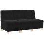 Unidad de Sofá Modular sin Brazos 3 pcs Negro 55 x 74 x 82 cm en Sofás | Comprar online en Foru.es