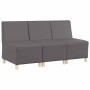 Unidad de Sofá Modular sin Brazos 3 pcs Gris 55 x 74 x 82 cm en Sofás | Comprar online en Foru.es