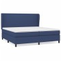 Cama box spring con colchón tela azul 200x200 cm de vidaXL, Camas y somieres - Ref: Foro24-3127835, Precio: 665,37 €, Descuen...