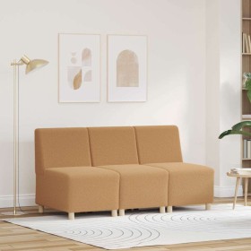 Unidad de Sofá Modular sin Brazos 3 pcs Beige 55 x 74 x 82 cm en Sofás | Comprar online en Foru.es
