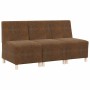 Unidad de Sofá Modular sin Brazos 3 pcs Marrón 55 x 74 x 82 cm en Sofás | Comprar online en Foru.es