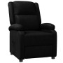 Sillón reclinable de cuero sintético negro en Sillones | Comprar online en Foru.es