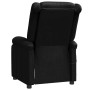 Sillón reclinable de cuero sintético negro en Sillones | Comprar online en Foru.es