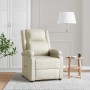 Sillón reclinable de cuero sintético blanco en Sillones | Comprar online en Foru.es