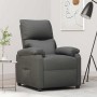 Sillón reclinable de tela gris oscuro en Sillones | Comprar online en Foru.es