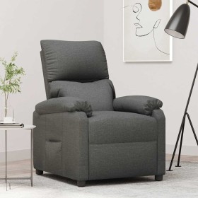 Sillón reclinable de tela gris oscuro en Sillones | Comprar online en Foru.es