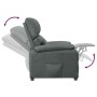 Sillón reclinable de tela gris oscuro en Sillones | Comprar online en Foru.es