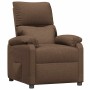 Sillón reclinable de tela marrón en Sillones | Comprar online en Foru.es