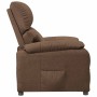 Sillón reclinable de tela marrón en Sillones | Comprar online en Foru.es