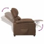 Sillón reclinable de tela marrón en Sillones | Comprar online en Foru.es