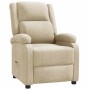 Sillón reclinable de tela crema en Sillones | Comprar online en Foru.es