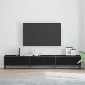 Unidades de TV 2 pcs Roble Negro 240 x 35 x 41 cm en Muebles TV | Comprar online en Foru.es