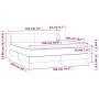 Cama box spring con colchón terciopelo negro 180x200 cm de vidaXL, Camas y somieres - Ref: Foro24-3127387, Precio: 530,94 €, ...