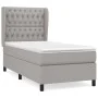 Boxspringbett mit hellgrauer Stoffmatratze 90x190 cm von vidaXL, Betten und Lattenroste - Ref: Foro24-3128165, Preis: 326,36 ...