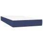 Box spring bed with blue fabric mattress 200x200 cm by vidaXL, Beds and slatted bases - Ref: Foro24-3128235, Price: 770,41 €,...