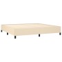 Cama box spring con colchón tela color crema 200x200 cm de vidaXL, Camas y somieres - Ref: Foro24-3127834, Precio: 630,45 €, ...