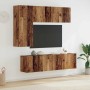 Unidad de Pared para TV 5 pcs Madera envejecida en Muebles TV | Comprar online en Foru.es