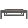Sofá cama de madera maciza de pino gris 90x190 cm de vidaXL, Camas y somieres - Ref: Foro24-820424, Precio: 87,92 €, Descuent...