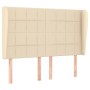 Cama box spring con colchón tela color crema 140x200 cm de vidaXL, Camas y somieres - Ref: Foro24-3127970, Precio: 506,07 €, ...