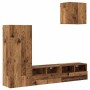 Unidades de pared para TV 4 pcs Madera Vieja en Muebles TV | Comprar online en Foru.es
