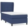 Box spring bed with blue fabric mattress 100x200 cm by vidaXL, Beds and slatted bases - Ref: Foro24-3127947, Price: 376,60 €,...