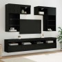 Unidades de pared para TV 6 pcs Roble artesanal en Muebles TV | Comprar online en Foru.es