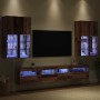 Conjunto de mueble de TV en la pared con luces LED 7 pcs en Muebles TV | Comprar online en Foru.es
