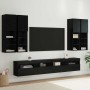 Conjunto de mueble de TV en la pared con luces LED 7 pcs en Muebles TV | Comprar online en Foru.es