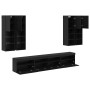 Conjunto de mueble de TV en la pared con luces LED 7 pcs en Muebles TV | Comprar online en Foru.es