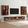 Conjunto de mueble para TV de pared 7 pcs Madera envejecida en Muebles TV | Comprar online en Foru.es