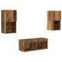 Gabinetes de pared para TV 4 pcs Madera Vieja en Muebles TV | Comprar online en Foru.es