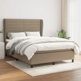 Boxspringbett mit taupegrauer Stoffmatratze 140x200 cm von vidaXL, Betten und Lattenroste - Ref: Foro24-3128049, Preis: 549,9...