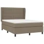 Boxspringbett mit taupegrauer Stoffmatratze 140x200 cm von vidaXL, Betten und Lattenroste - Ref: Foro24-3128049, Preis: 549,9...
