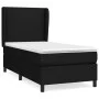 Box spring bed with black fabric mattress 90x190 cm by vidaXL, Beds and slatted bases - Ref: Foro24-3127767, Price: 320,80 €,...