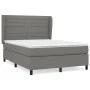 Boxspringbett mit dunkelgrauer Stoffmatratze 140x190 cm von vidaXL, Betten und Lattenroste - Ref: Foro24-3128038, Preis: 537,...