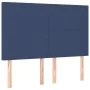 Cama box spring con colchón tela azul 160x200 cm de vidaXL, Camas y somieres - Ref: Foro24-3127819, Precio: 569,72 €, Descuen...