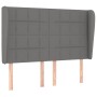 Cama box spring con colchón tela gris oscuro 140x200 cm de vidaXL, Camas y somieres - Ref: Foro24-3127966, Precio: 514,27 €, ...