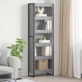 Estantería para libros 2 pcs Gris Sonoma 80 x 30 x 155 cm en Librerías y estanterías | Comprar online en Foru.es