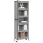 Estantería para libros 2 pcs Gris Sonoma 80 x 30 x 155 cm en Librerías y estanterías | Comprar online en Foru.es