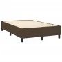 Box spring bed with dark brown fabric mattress 140x190 cm by vidaXL, Beds and slatted bases - Ref: Foro24-3128200, Price: 536...