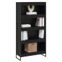 Estantería para libros 2 pcs Roble Negro 80 x 30 x 155 cm en Librerías y estanterías | Comprar online en Foru.es